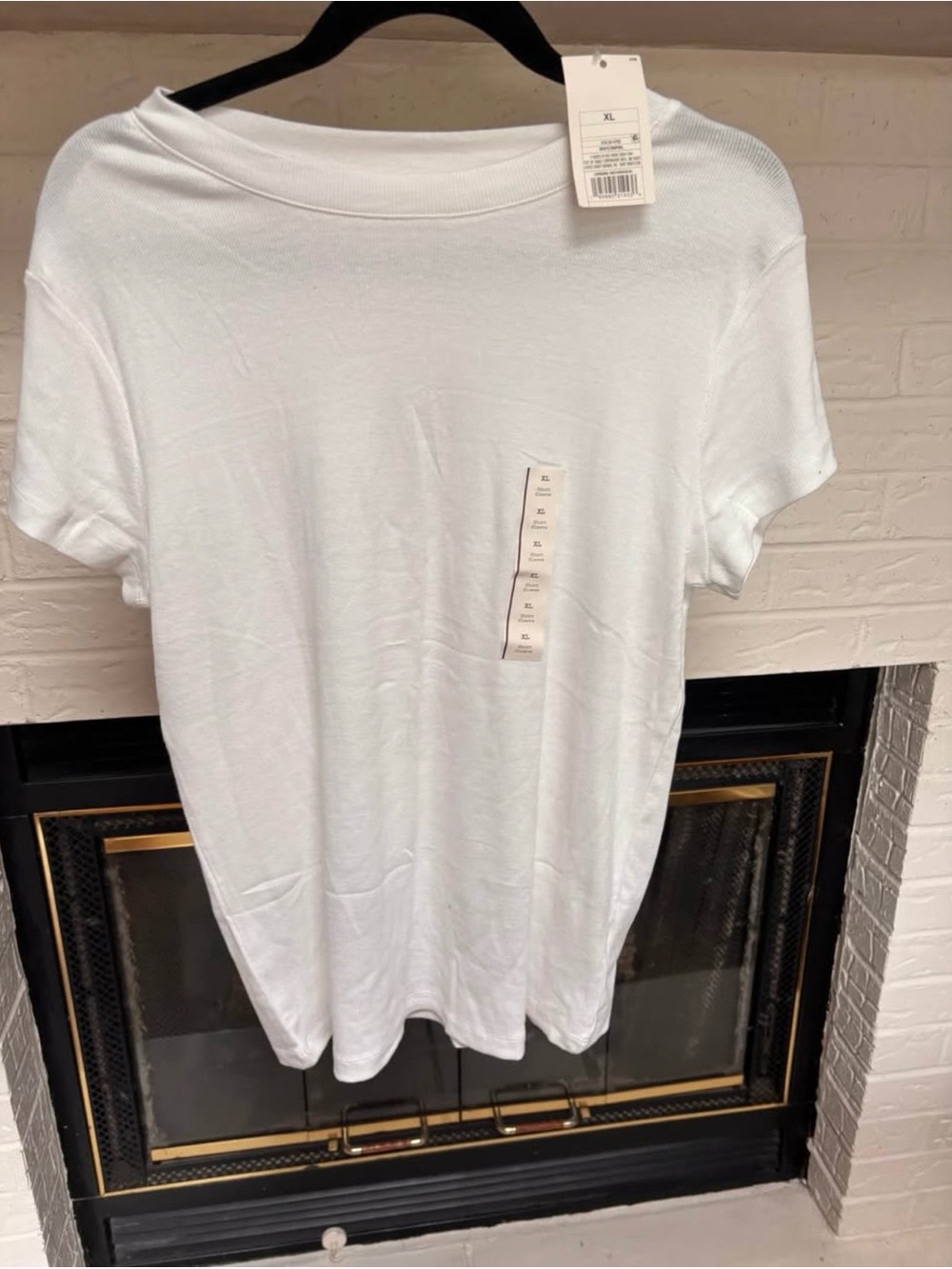 Target White Short-Sleeve Crewneck Tee